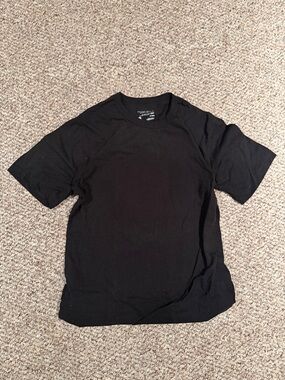Perry Ellis Black Short Sleeve Crew Tee